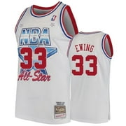 Men's Mitchell & Ness Patrick Ewing White New York Knicks Hardwood Classics 1991 All-Star Authentic Jersey
