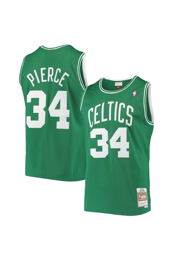 Men's Mitchell & Ness Paul Pierce Kelly Green Boston Celtics Hardwood Classics Swingman Jersey