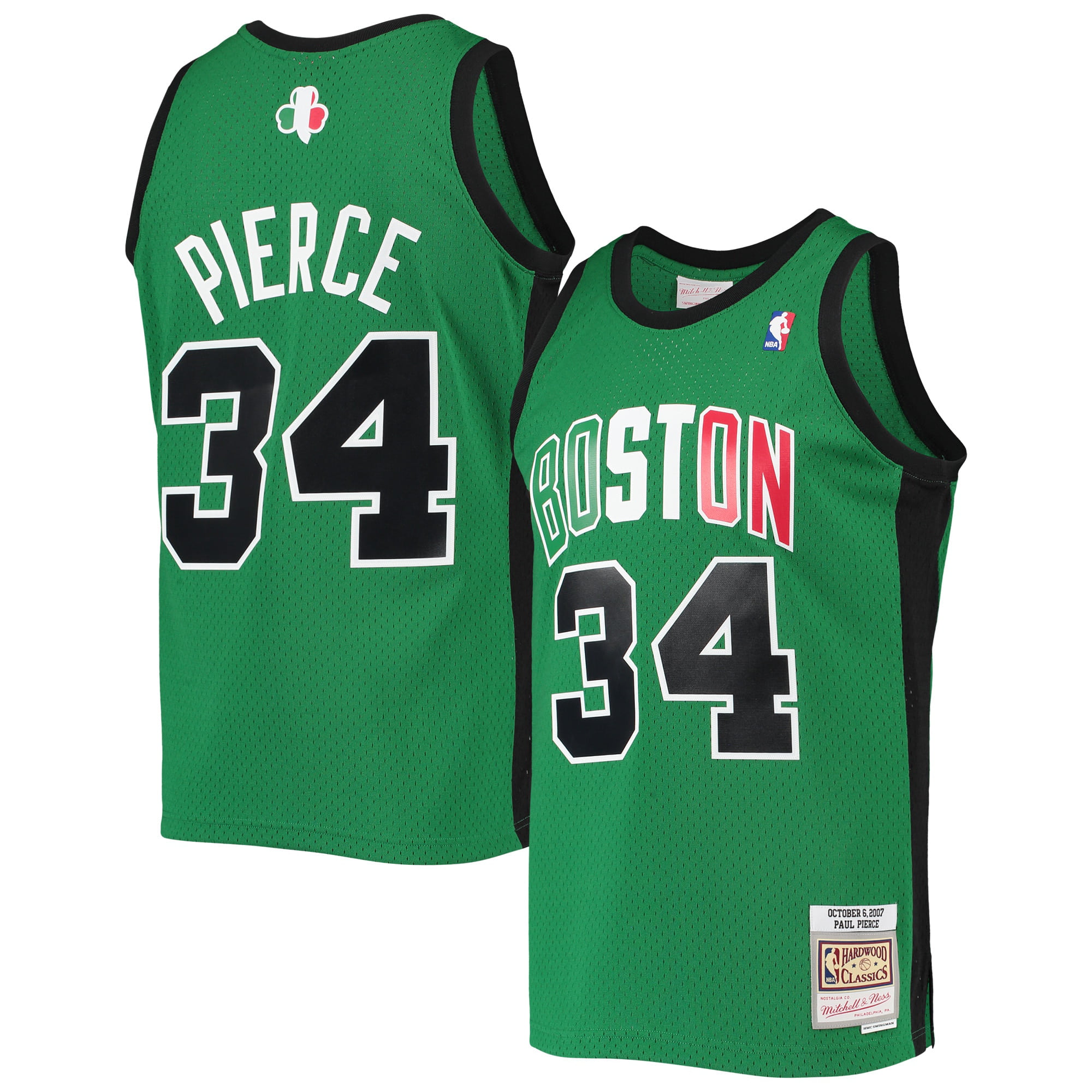 Paul Pierce Boston Celtics Autographed White Mitchell & Ness