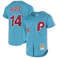 thumbnail image 1 of Men's Mitchell & Ness Pete Rose Light Blue Philadelphia Phillies Cooperstown Collection Authentic Jersey, 1 of 3