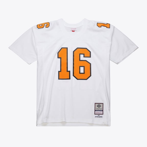 Men's Mitchell & Ness Peyton Manning White Tennessee Volunteers 1997 Legacy Replica Jersey