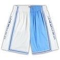 thumbnail image 1 of Men's Mitchell & Ness Powder Blue/White Los Angeles Lakers Big & Tall Hardwood Classics Split Swingman Shorts, 1 of 1