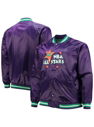 Mitchell & Ness 1995 NBA All-Star Game Lightweight Satin Full-Snap Jacket - Purple