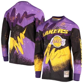 Los Angeles Lakers Mitchell & Ness Legendary Slub Long-Sleeve Hoodie