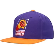 Mens Mitchell & Ness Purple/Orange Phoenix Suns Hardwood Classics Team Two-Tone 2.0 Snapback Hat