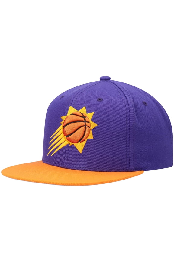 Men's Mitchell & Ness Purple/Orange Phoenix Suns Team Two-Tone 2.0 Snapback Hat