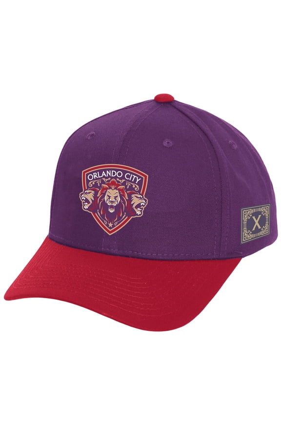 Men's Mitchell & Ness Purple Orlando City SC 10th Anniversary Pro Adjustable Hat