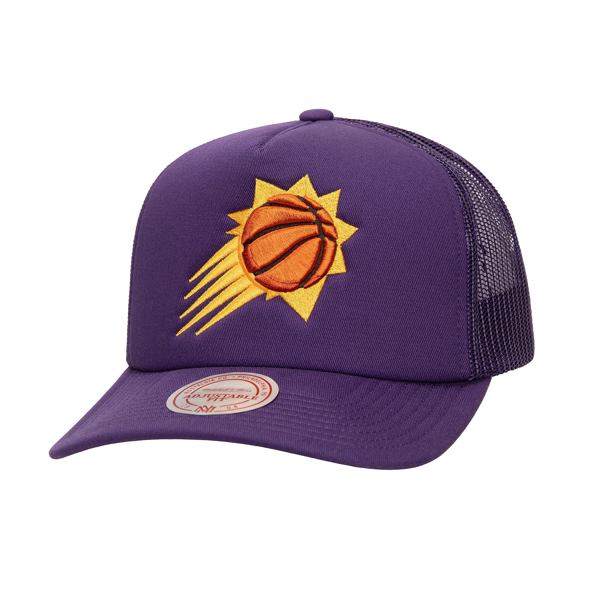 Men's Mitchell \u0026 Ness Purple Phoenix Suns Core Evergreen OTC Trucker Adjustable Hat