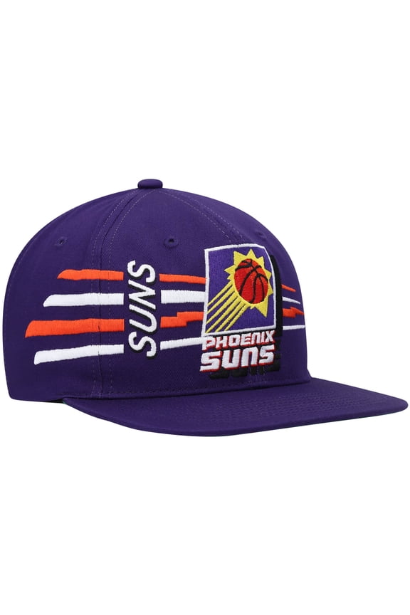 Men's Mitchell & Ness Purple Phoenix Suns Hardwood Classics Retro Bolt Deadstock Snapback Hat