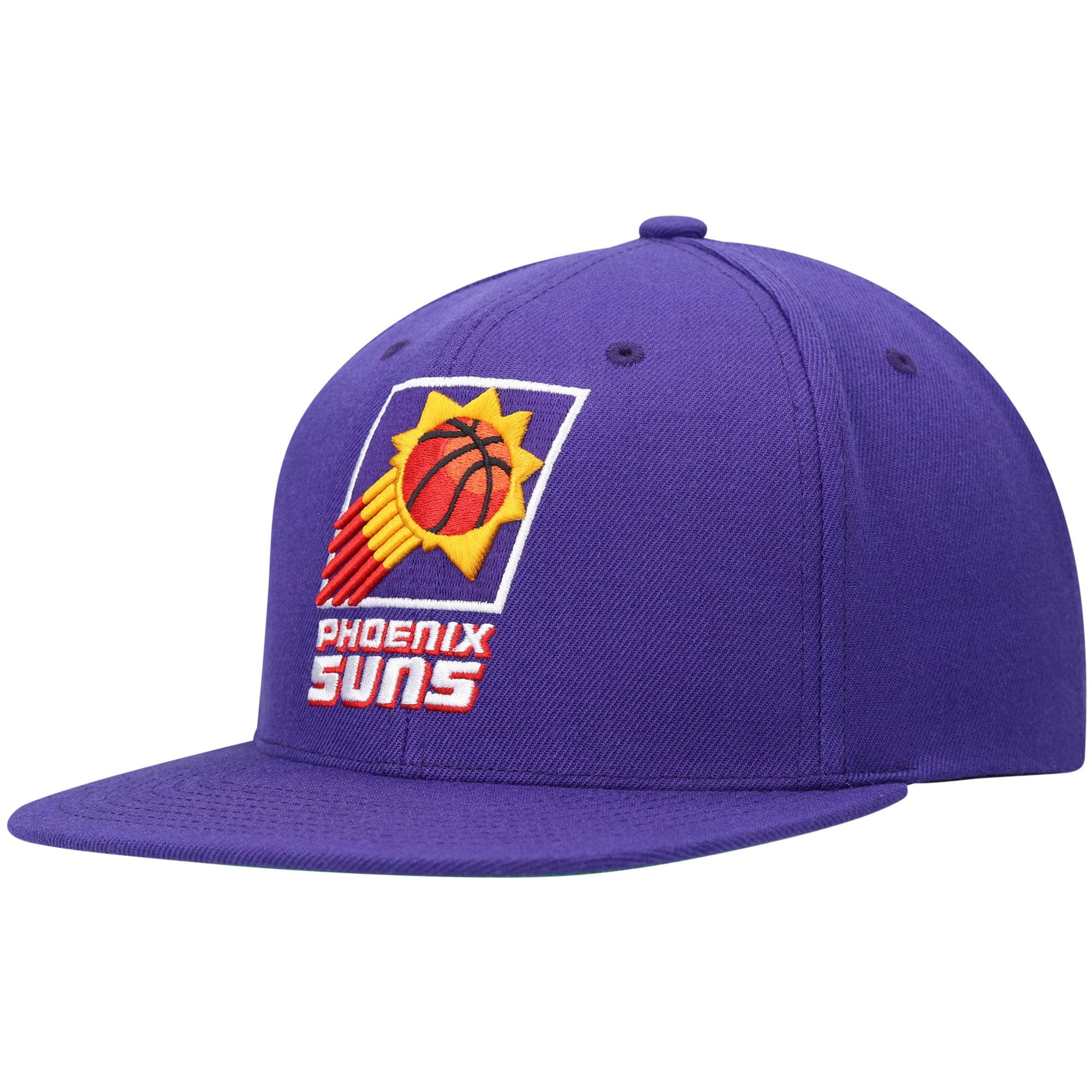 Men's Mitchell \u0026 Ness Purple Phoenix Suns Hardwood Classics Team Ground 2.0 Snapback Hat