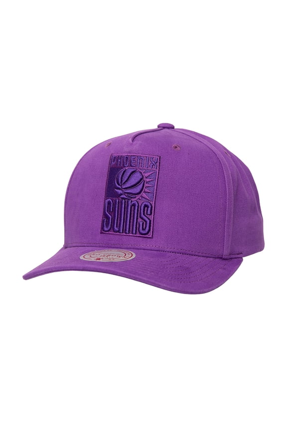 Men's Mitchell & Ness Purple Phoenix Suns Washed Out Tonal Logo Snapback Hat
