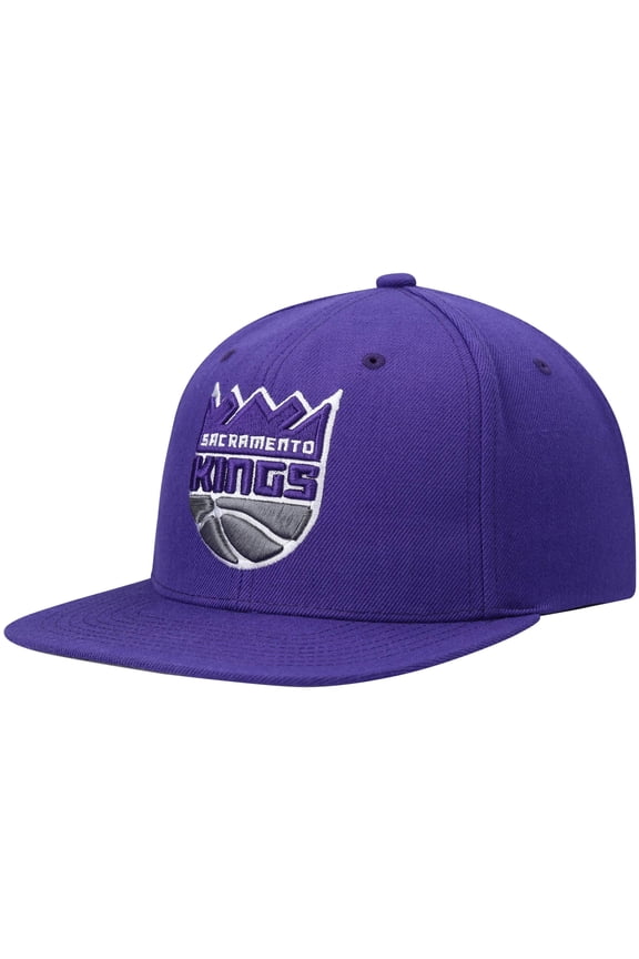Men's Mitchell & Ness Purple Sacramento Kings Ground 2.0 Snapback Hat
