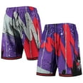 thumbnail image 1 of Men's Mitchell & Ness Purple Toronto Raptors Hardwood Classics 1998 Hyper Hoops Swingman Shorts, 1 of 4