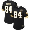 thumbnail image 1 of Men's Mitchell & Ness Randy Moss Black Minnesota Vikings Big & Tall Retired Player Mesh Crewneck Top, 1 of 3