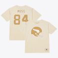 thumbnail image 1 of Men's Mitchell & Ness Randy Moss Cream Minnesota Vikings Sandman Name & Number T-Shirt, 1 of 5