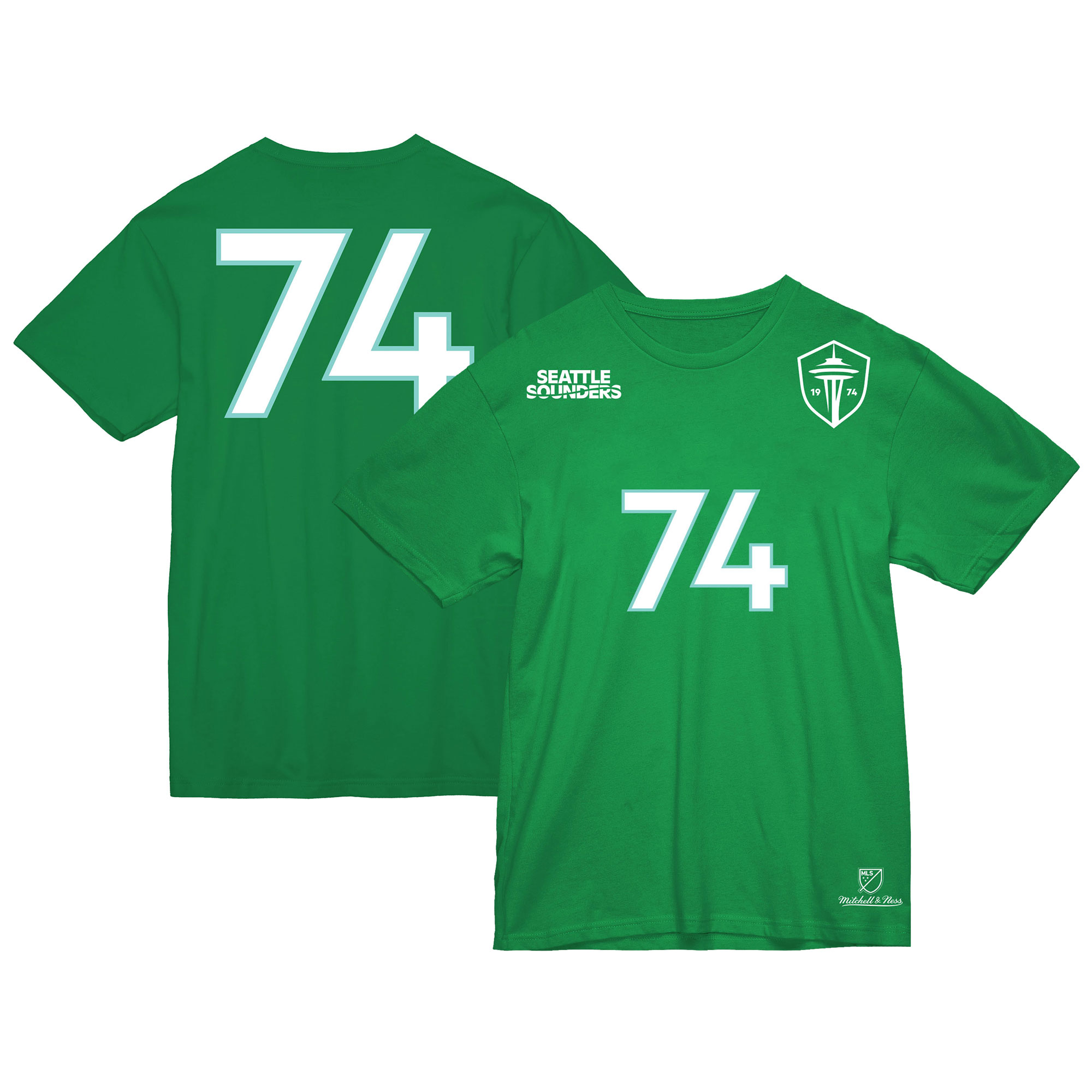 Men's Mitchell & Ness Rave Green Seattle Sounders FC