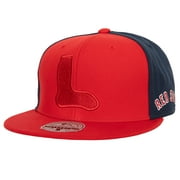 Mens Mitchell & Ness Red/ Boston Red Sox Bases Loaded Fitted Hat
