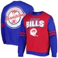 thumbnail image 1 of Men's Mitchell & Ness Red Buffalo Bills All Over 2.0 Pullover Sweatshirt, 1 of 3