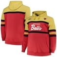 thumbnail image 1 of Men's Mitchell & Ness Red Chicago Bulls Big & Tall Hardwood Classics Head Coach Pullover Hoodie, 1 of 3