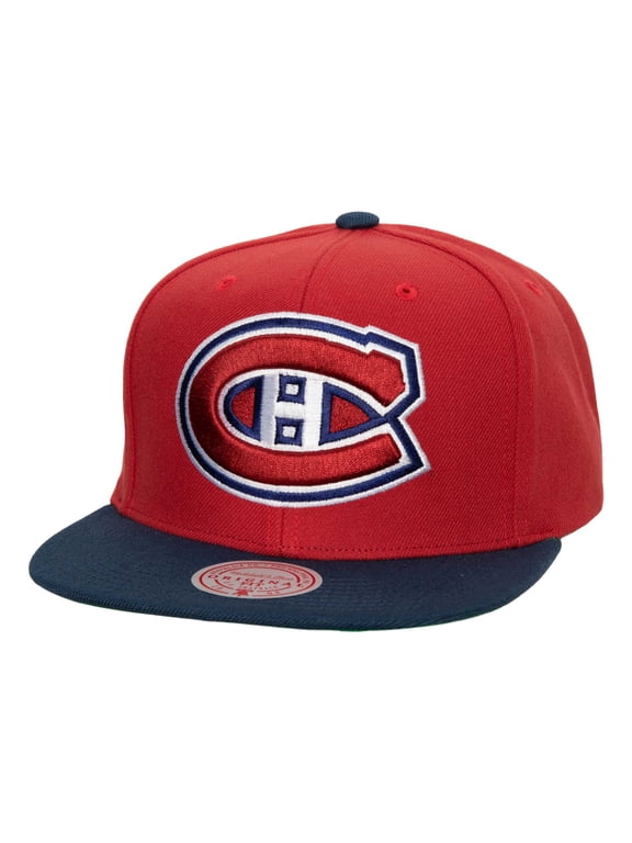 Men's Mitchell & Ness Red Montreal Canadiens Core Team Ground 2.0 Snapback Hat