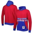 thumbnail image 1 of Men's Mitchell & Ness Red New England Patriots Big Face 5.0 Pullover Hoodie, 1 of 3