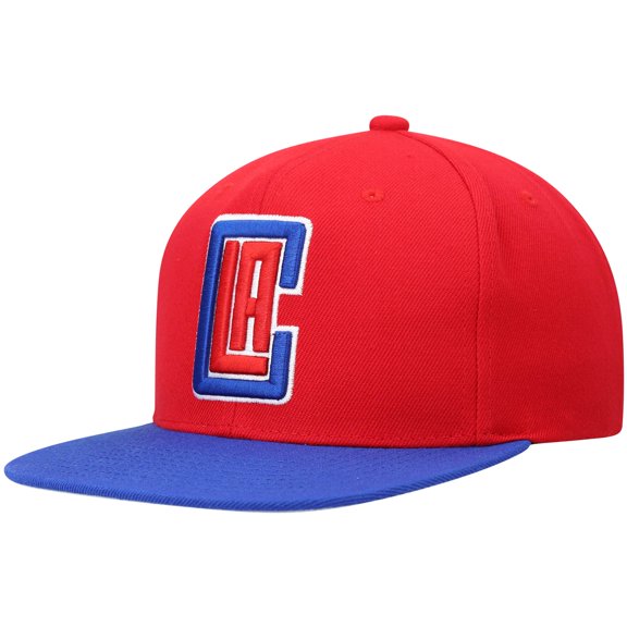 Men's Mitchell & Ness Red/Royal LA Clippers Team Two-Tone 2.0 Snapback Hat