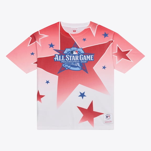 Men's Mitchell & Ness Red/White 2026 MLB All-Star Game Sublimated T-Shirt
