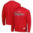 thumbnail image 1 of Men's Mitchell & Ness  Red Wisconsin Badgers Elite Script Pullover Sweatshirt, 1 of 3