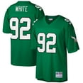thumbnail image 1 of Men's Mitchell & Ness Reggie White Kelly Green Philadelphia Eagles Big & Tall 1990 Retired Player Replica Jersey, 1 of 3