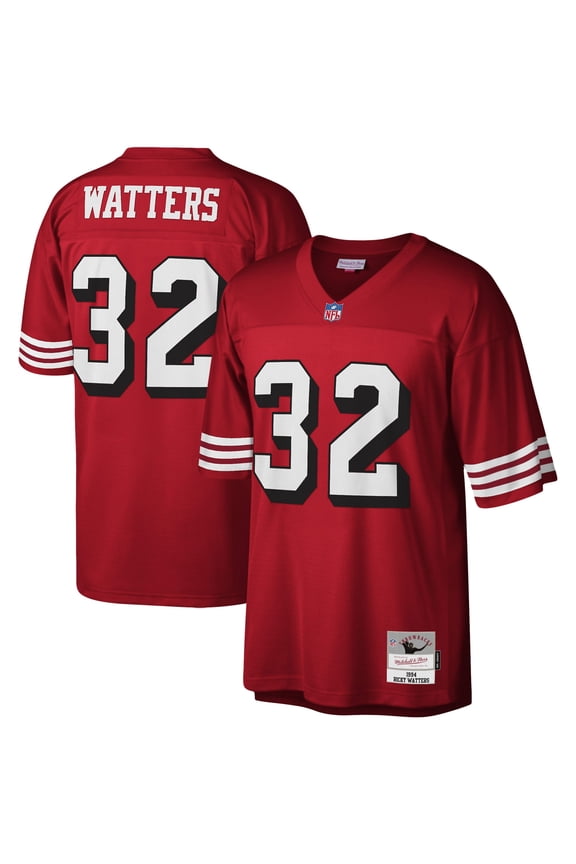 Men's Mitchell & Ness Ricky Watters Scarlet San Francisco 49ers Legacy Replica Jersey