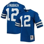 Mens Mitchell & Ness Roger Staubach Royal Dallas Cowboys 1971 Authentic Throwback Player Jersey