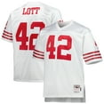 thumbnail image 1 of Men's Mitchell & Ness Ronnie Lott White San Francisco 49ers Big & Tall 1990 Retired Player Replica Jersey, 1 of 3