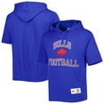 thumbnail image 1 of Men's Mitchell & Ness Royal Buffalo Bills Washed Short Sleeve Pullover Hoodie, 1 of 4
