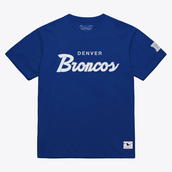 Men's Mitchell & Ness Royal Denver Broncos Head Coach Classic T-Shirt