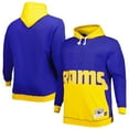 thumbnail image 1 of Men's Mitchell & Ness Royal/Gold Los Angeles Rams Big & Tall Big Face Pullover Hoodie, 1 of 3