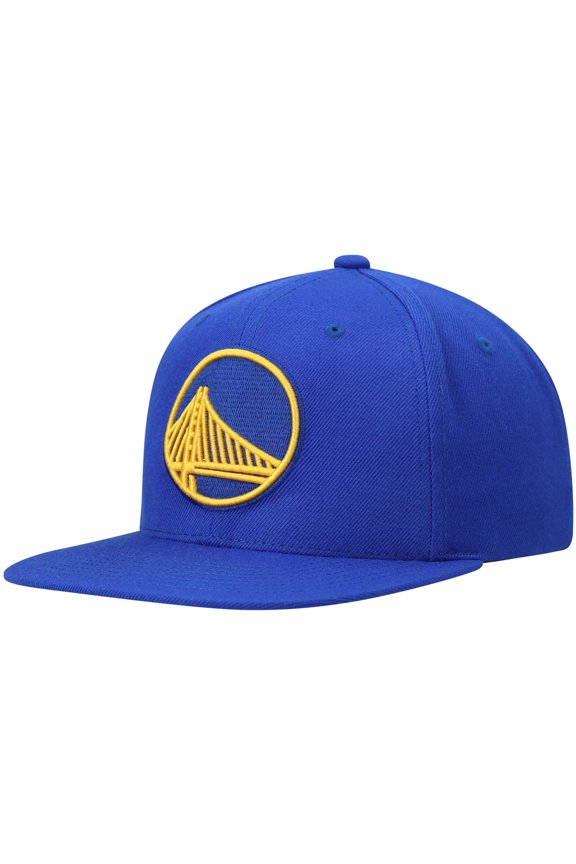 Men's Mitchell & Ness Royal Golden State Warriors Ground 2.0 Snapback Hat