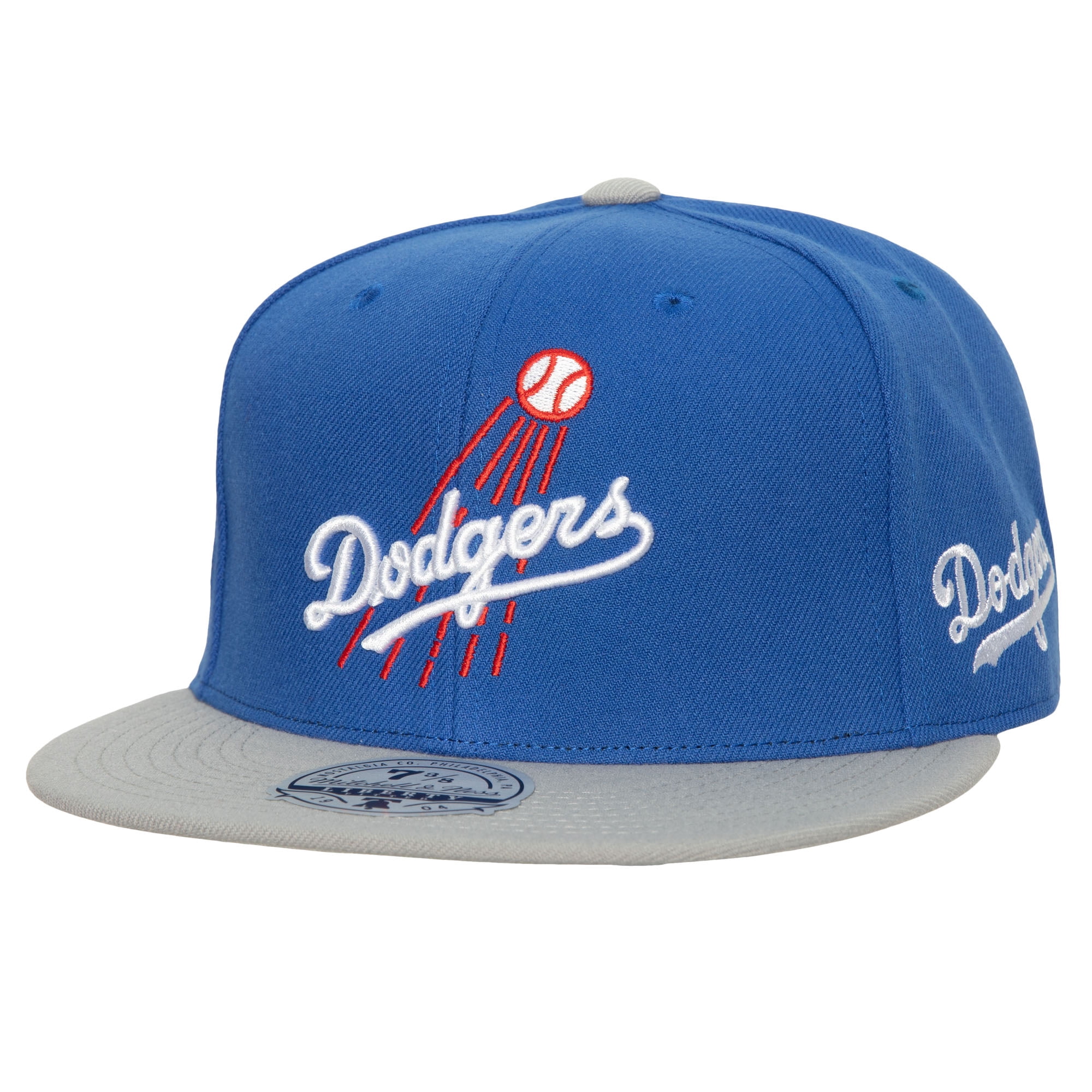 Men's Mitchell & Ness Royal/Gray Los Angeles Dodgers Bases Loaded ...