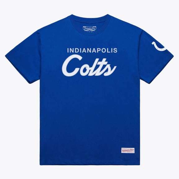 Men's Mitchell & Ness Royal Indianapolis Colts Head Coach Classic T-Shirt