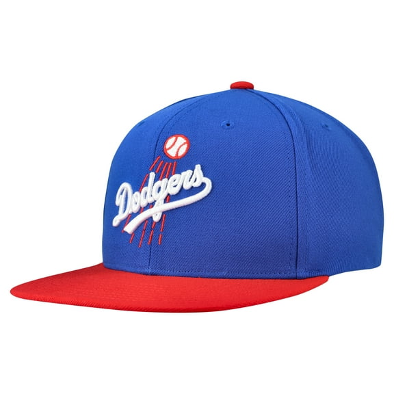 Men's Mitchell & Ness Royal Los Angeles Dodgers Cooperstown Collection Basic Flip Snapback Hat