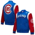 thumbnail image 1 of Men's Mitchell & Ness Royal/Red Chicago Cubs Cooperstown Collection Team Origins Satin Full-Snap Jacket, 1 of 7