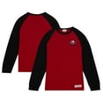 thumbnail image 1 of Men's Mitchell & Ness Scarlet Nebraska Huskers Legendary Slub Raglan Long Sleeve T-Shirt, 1 of 5