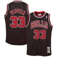 thumbnail image 1 of Men's Mitchell & Ness Scottie Pippen Black Chicago Bulls Big & Tall Hardwood Classics Swingman Jersey, 1 of 3