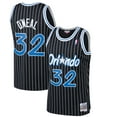 thumbnail image 1 of Men's Mitchell & Ness Shaquille O'Neal Black Orlando Magic Hardwood Classics Swingman Jersey, 1 of 3