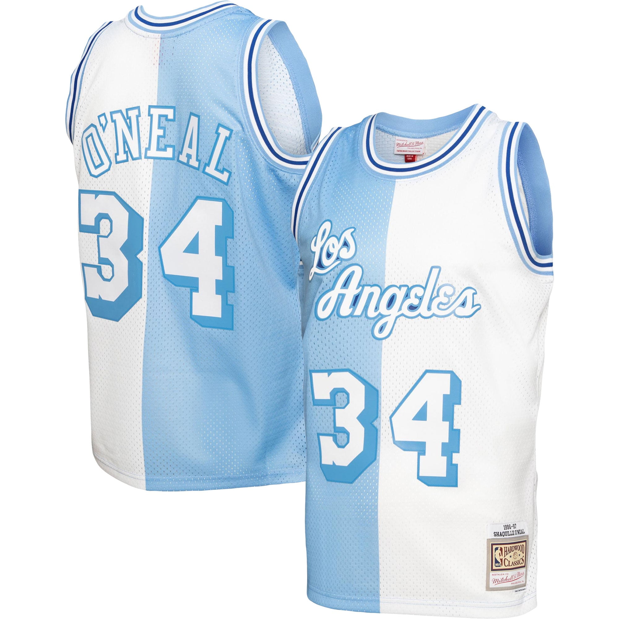 Shaquille O'Neal Los Angeles Lakers Autographed Mitchell & Ness Gold  Authentic Jersey