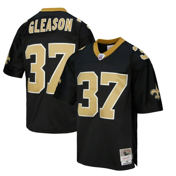 Men's Mitchell & Ness Steve Gleason Black New Orleans Saints Legacy Replica Jersey