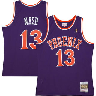 Men's Mitchell & Ness Steve Nash Orange/Black Phoenix Suns 1996/97 Hardwood  Classics Fadeaway Swingman Player Jersey