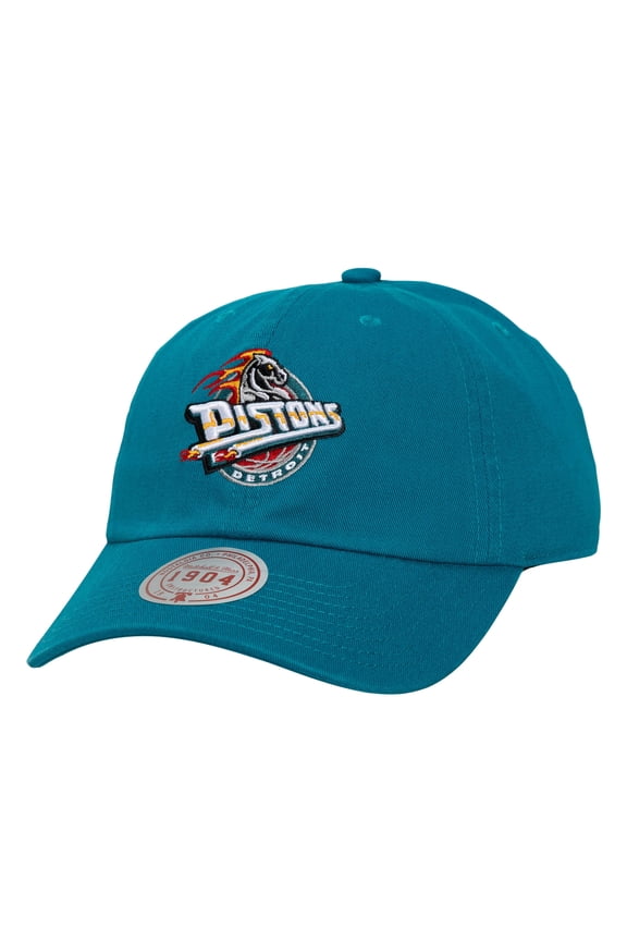 Men's Mitchell & Ness Teal Detroit Pistons Hardwood Classics 1904 Adjustable Hat