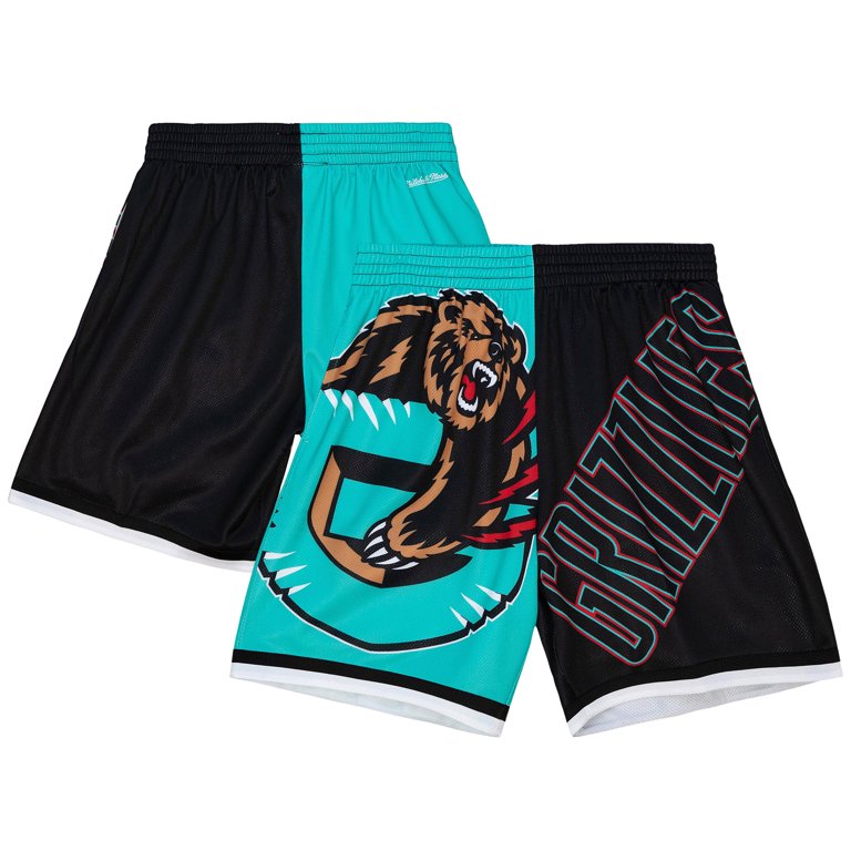 Men's Mitchell Ness Teal Vancouver Grizzlies Big Face