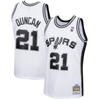 Men's Mitchell & Ness NBA Teal San Antonio Spurs Tim Duncan Reload 2.0  Jersey - XS 