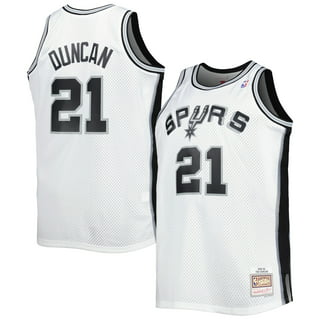  Tim Duncan San Antonio Spurs Mitchell and Ness Men's Black  Throwback Jesey Small : Sports & Outdoors